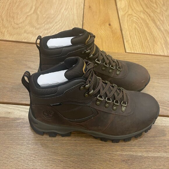 TIMBERLAND MEN'S MT. MADDSEN MID LACE WATERPROOF HK DARK BROWN 12730R-242 - Picture 1 of 8